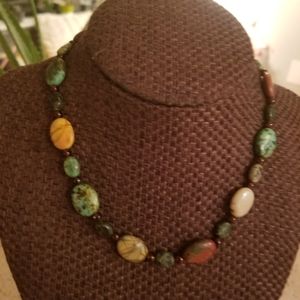 Gemstone necklace